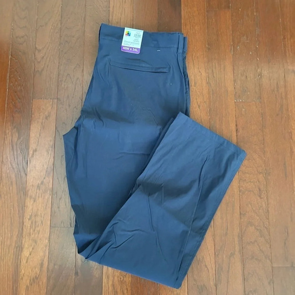 NWT Union Bay Comfoet Waist Chino Navy 40W x 34L - Picture 2 of 7